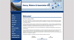 Desktop Screenshot of henrywaters.com